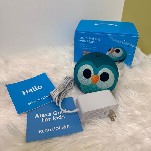 Amazon Echo Dot Kids with Alexa Owl OPEN BOX (newest model 5th gen 2022) - Picture 1 of 8